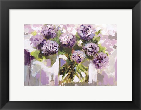 Framed Blush Hydrangea Print