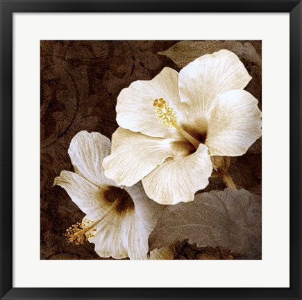 Framed Verdant Blooms Print