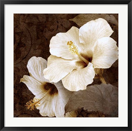 Framed Verdant Blooms Print