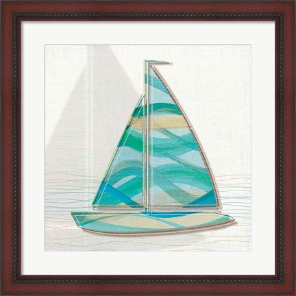 Framed Smooth Sailing II Print