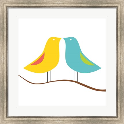 Framed Songbirds IV Print