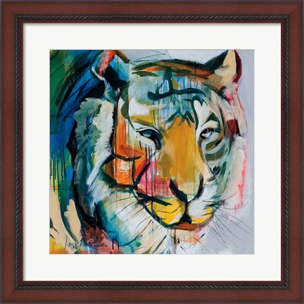 Framed Tiger Tiger Print