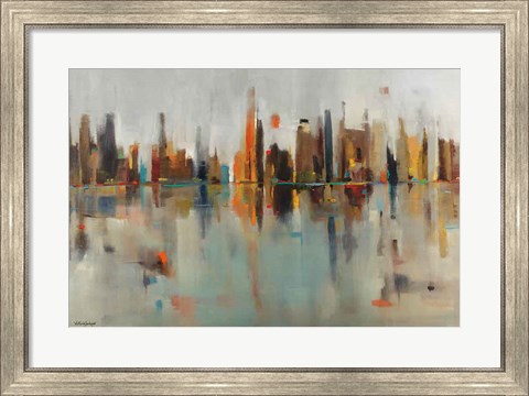 Framed Golden Harbor Print