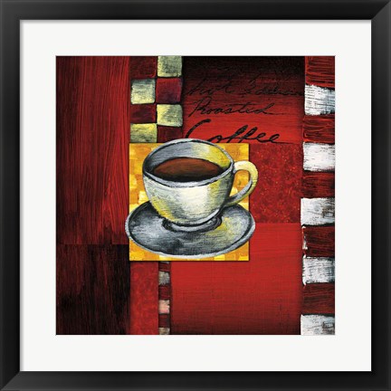 Framed Brewing Coffee Print