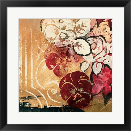 Framed Cranberries and Creme II Print