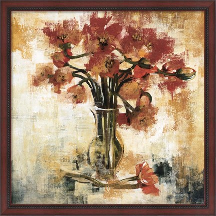 Framed Symphony of Poppies Print
