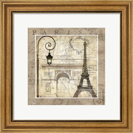 Framed Paris Holiday Print