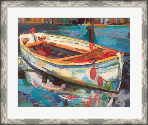 Framed Solo Boat Print