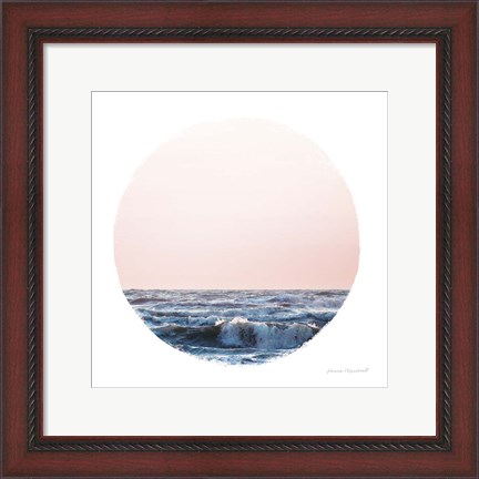 Framed Coastal Colors II Print