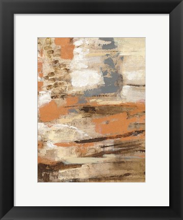 Framed Copper and Wood III Print