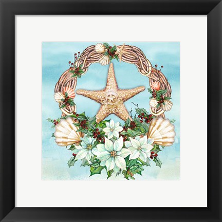 Framed Holiday By the Sea II Print