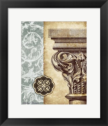 Framed Romanesque I Print