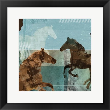 Framed Around the Stable II Print