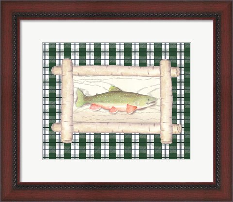 Framed Framed Lake Fish II Print