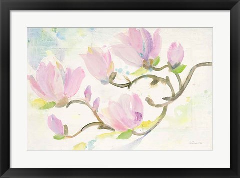 Framed Flowering Branches Print