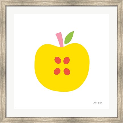 Framed Yellow Apple Print