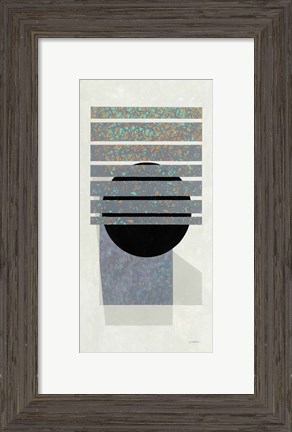 Framed Full Moon II v2 Panel Print