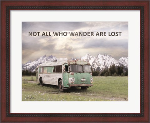Framed Camping in Style Print