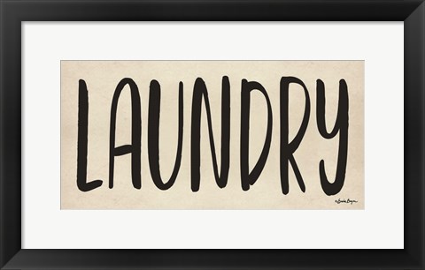 Framed Laundry Print