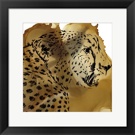 Framed Leopard Portrait II Print