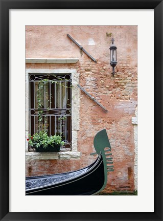 Framed Passing Gondola Print