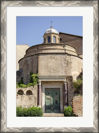 Framed Rome Landscape III Print