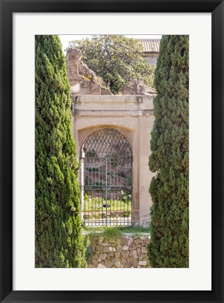 Framed Rome Landscape IV Print