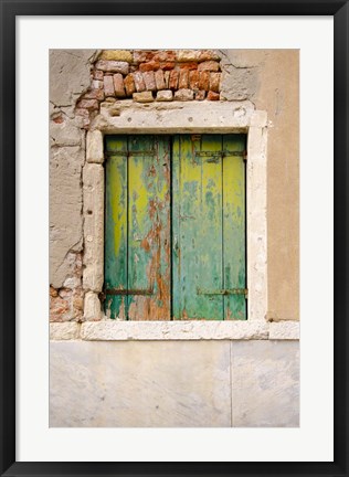 Framed Windows &amp; Doors of Venice VI Print