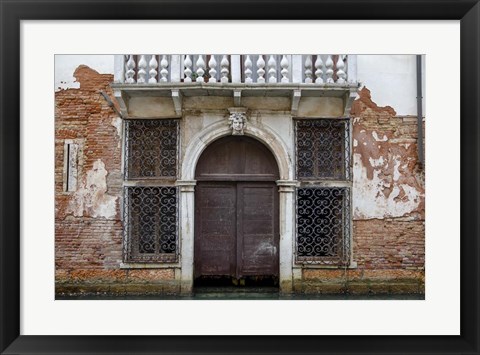 Framed Windows &amp; Doors of Venice X Print