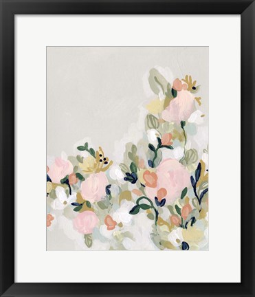 Framed Blushing Blooms I Print