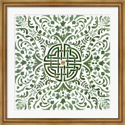Framed Celtic Knot I Print