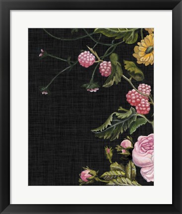 Framed Baroque Grid V Print