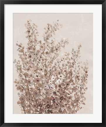 Framed Rustic Wildflowers I Print