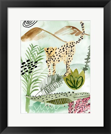 Framed Jungle of Life I Print