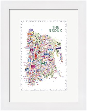 Framed New York Collection-Bronx Print