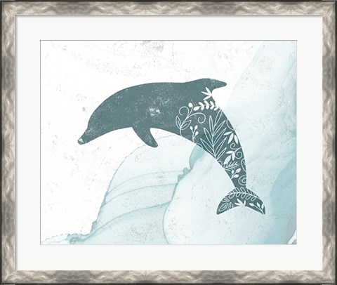Framed Dolphin Print