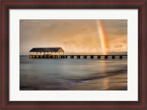 Framed Rainbow Pier II Print