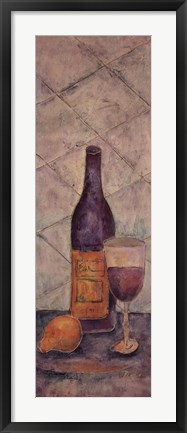 Framed Wine Tasting Tuscanny II Print