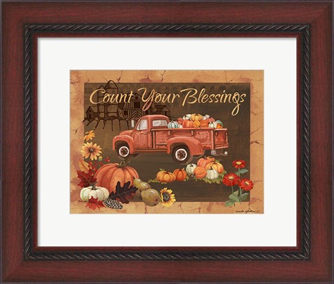 Framed Count Your Blessings IV Print