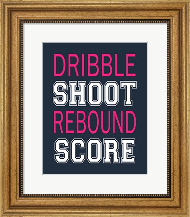 Framed Score Print