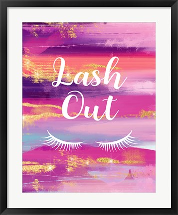 Framed Lash Out Print