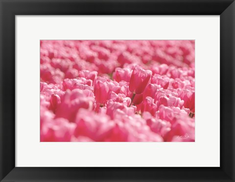 Framed Pink Field Print