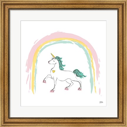 Framed Rainbow Dream I Print