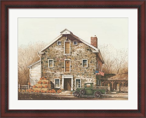 Framed Fall is in the Air Print