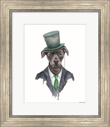 Framed Dapper Dog Print