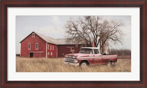 Framed Western Ohio Barn Print