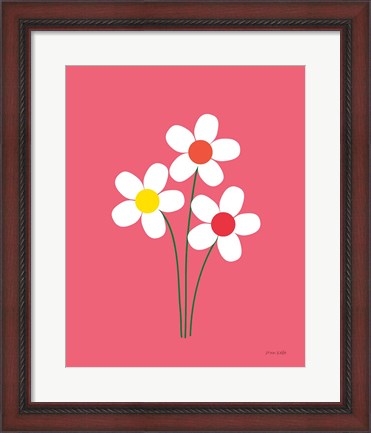 Framed Daisies I Print