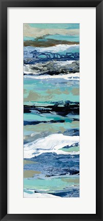 Framed Coastal Sea Foam II Print