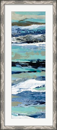Framed Coastal Sea Foam II Print