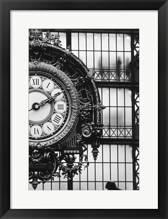 Framed Musee D&#39;orsay Interior Clock, Paris, France Print